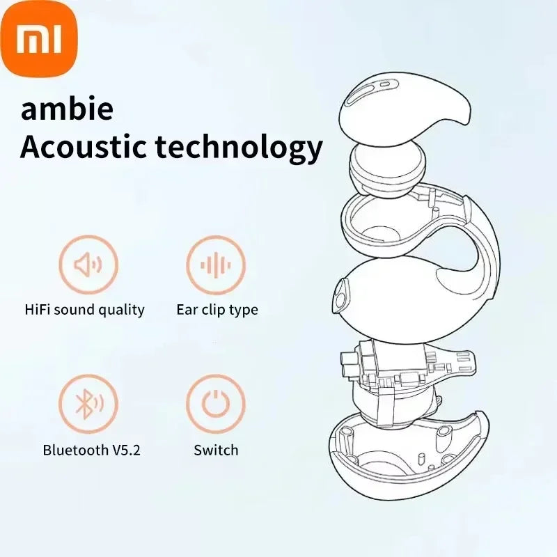 سماعة أذن شاومي بتقنية التوصيل العظمي - صوت HiFi، مثالية للرياضة والألعاب
Xiaomi HiFi Bone Conduction Headphones - Bluetooth Stereo for Gaming & Running.