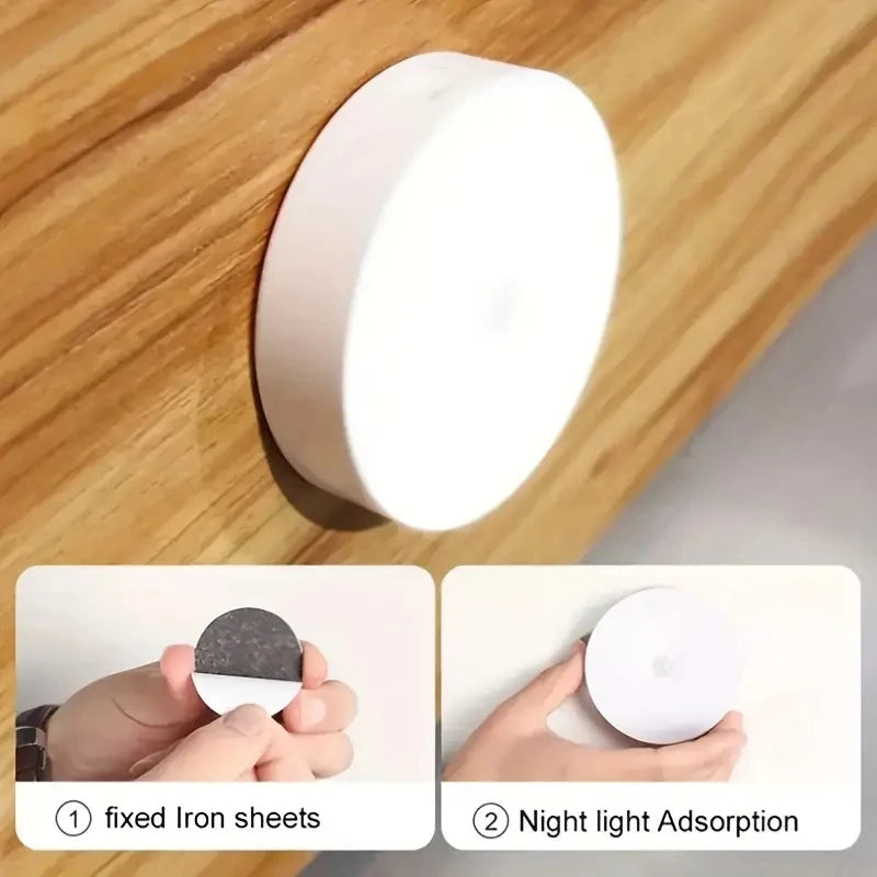 مصباح LED ليلي للمنزل - يضيء تلقائياً عند الحركة، لتوفير الطاقة والأمان  Automatic LED Night Light for Home Safety & Energy Saving