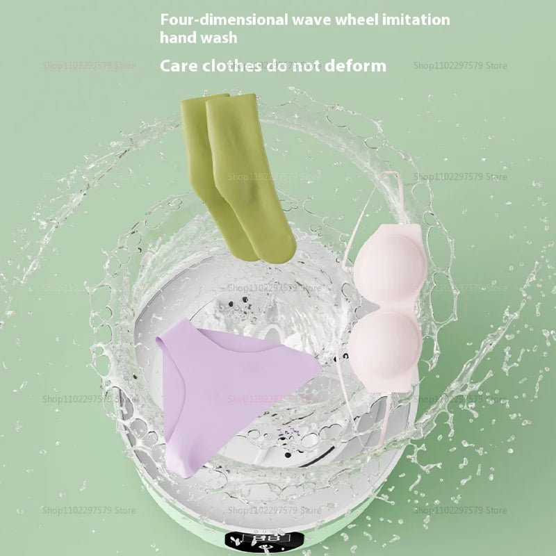 غسالة شخصية محمولة: تنظيف فعال وسريع للملابس الداخلية والجوارب    Mini Portable Washing Machine for Underwear & Socks
