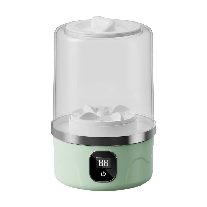 غسالة شخصية محمولة: تنظيف فعال وسريع للملابس الداخلية والجوارب    Mini Portable Washing Machine for Underwear & Socks