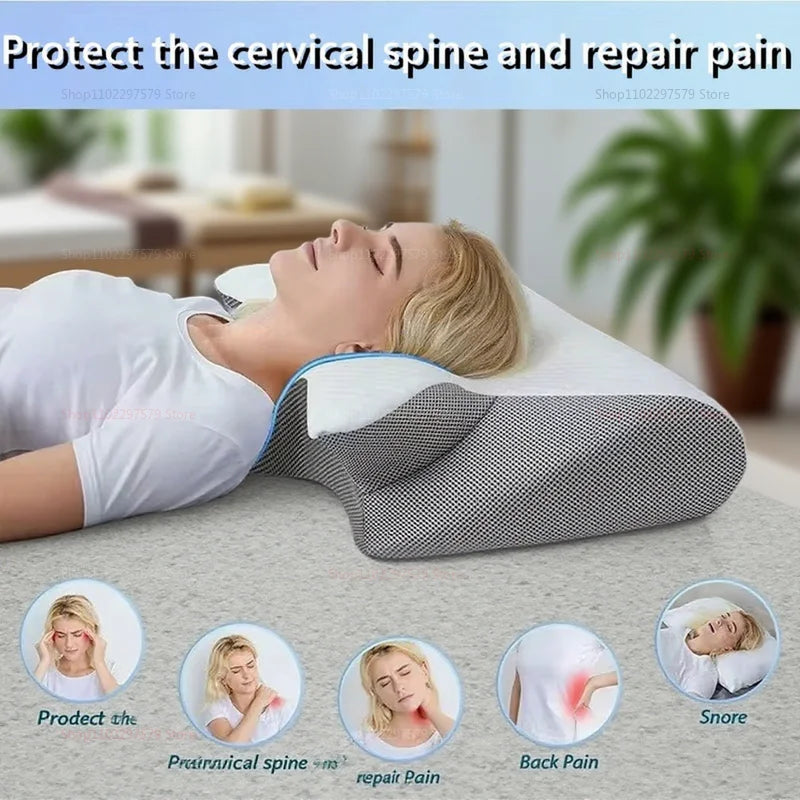 وسادة طبية للنوم تخلصك من آلام الرقبة وتوتر الكتف   The Ultimate Neck Support Pillow for a Restful Night